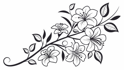 Elegant Floral Branch Design 