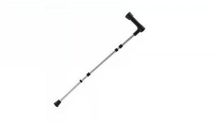 Sleek Aluminum Cane: Minimalist Design, Functional Support