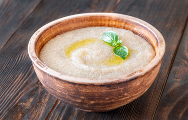Amaranth Porridge bowl