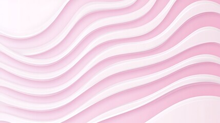 Abstract Pink and White Wavy Lines Background Design
