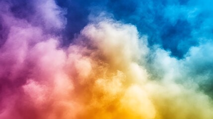 Fototapeta premium Colorful Smoke Clouds Abstract Background Image