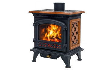 wood burning stove