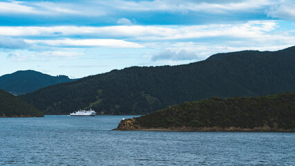 Cook strait new zealand gorgeous scenery water ocean dramatic sky fiords sounds paradise views calm