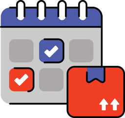 Logistics And Delivery Icons