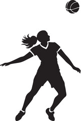 game logo type silhouette design