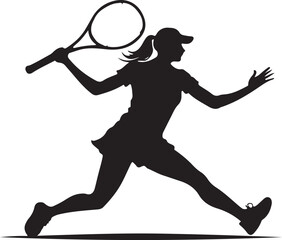 game logo type silhouette design