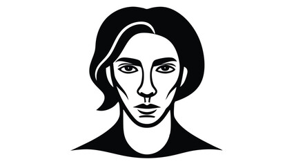 Abstract Face with Overlapping Features