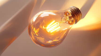 classic incandescent light bulb