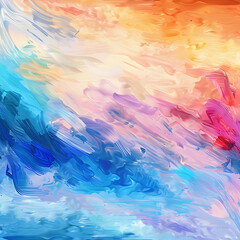 Fototapeta premium A captivating watercolor background that transitions from pink to purple, creating a soft yet dynamic look. Ideal for creative and artistic backgrounds or projects