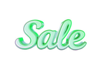 Unique neon green sale sign illuminating a vibrant shopping atmosphere designed to attract customers in a trendy retail space during a festive promotional event