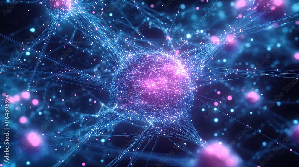Poster background with abstract music. molecular background showcasing dna. dot and line network. big data 