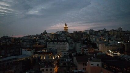 Galata Tower Evening