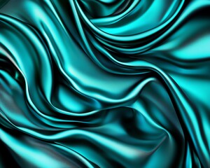 Obraz premium Teal and turquoise blended metallic textures with a luminous glow, more clarity with bright light.