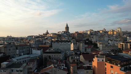 Naklejka premium Istanbul Galata Landscape