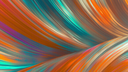 Fototapeta premium Abstract Energy Swirls and Dynamic Light Flow in Vibrant Colors