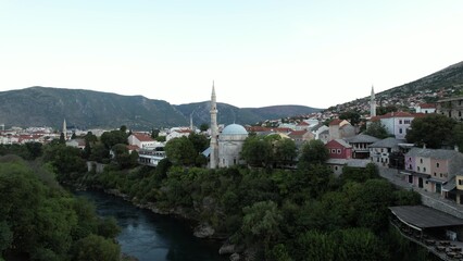 The Koski Mehmed Pasha Mosque in Mostar