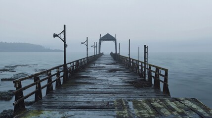 Fototapeta premium a pier 