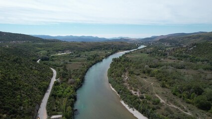 The General View Neretva River