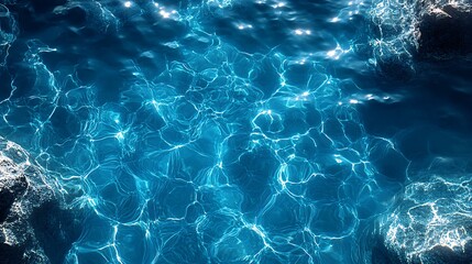 Blue serenity rippling water close design high resolution hd picture