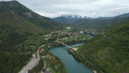 Fototapeta premium Aerial Jablanica City