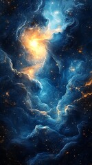 Fototapeta premium Blue texture indigo abstract pattern high resolution hd background