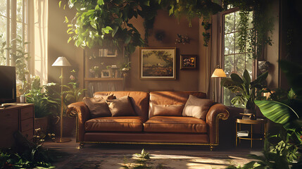 chen mans stylish living room