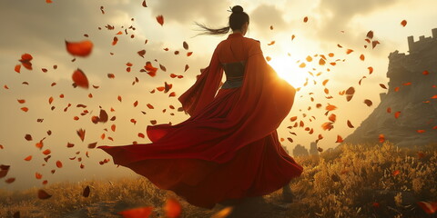 Amaterasu emerges from the cave illuminating the w_002