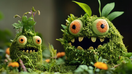 green monsters from plants