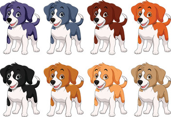 Cute Cartoon Puppies, Cartoon puppies, Cute dogs, Puppy illustration, Dog drawing, Cartoon animals, Happy puppies, Colorful dogs, Puppy vector, Cute puppy art, Dog clipart.