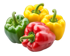 red yellow and green peppers