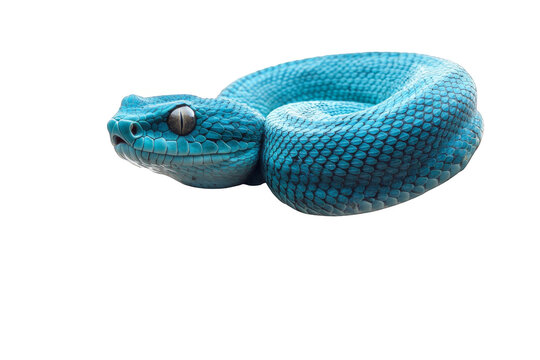snake on white background