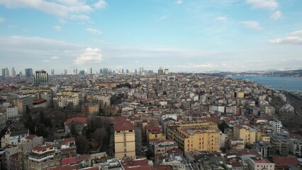 Aerial Beyoglu Istanbul