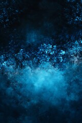 abstract smoke effect in shades of blue and black creating a mystical mood