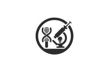 creative medical research icon concept