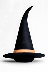 Fototapeta premium A classic witch's hat isolated on white background 