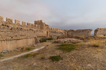 Fototapeta premium Larisa castle ruins in Argos on Peloponnese peninsula, Greece