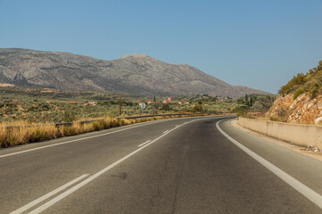 Road on Peloponnese peninsula, Greece