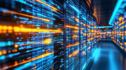 High-Contrast Tech Overlay with Minimalist Background