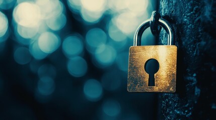 Minimalist Secure Login Visual with Soft Light Background