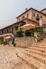 Obraz premium Houses of Dimitsana village on Peloponnese peninsula, Greece