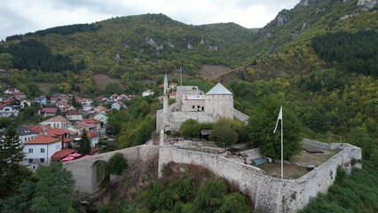 Stone Bosnia Castle