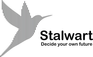 Creative Stalwart Line Art Logo Vector ILLustration