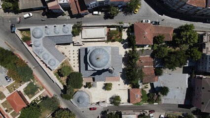 Uskudar Cinili Mosque Aerial View