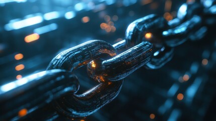 Digital Technology Visualization in Dim Lighting