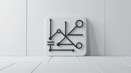 machine learning model algorithm linear regression decision tree AI icon artificial intelligence data science model diagram