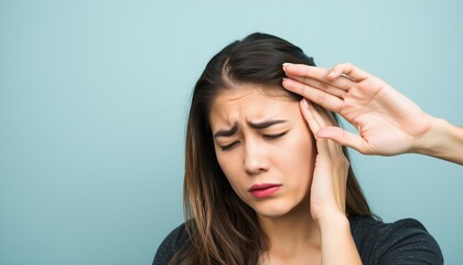 Naklejka premium person with headache