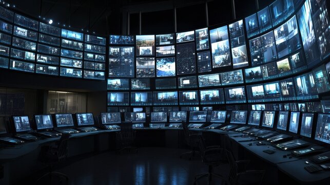 Remote Server Monitoring Control Room