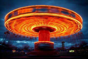 The state fair is a vibrant gathering where you can find fun and bright lights