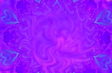 Fototapeta premium Psychedelic Purple Dreamscape - Vibrant Abstract Background