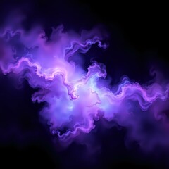 Cosmic Purple Nebula Wallpaper
